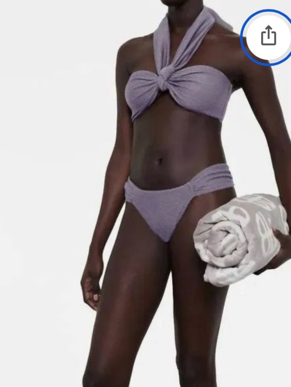 NEW ANINE BING naya bikini bottom in violet